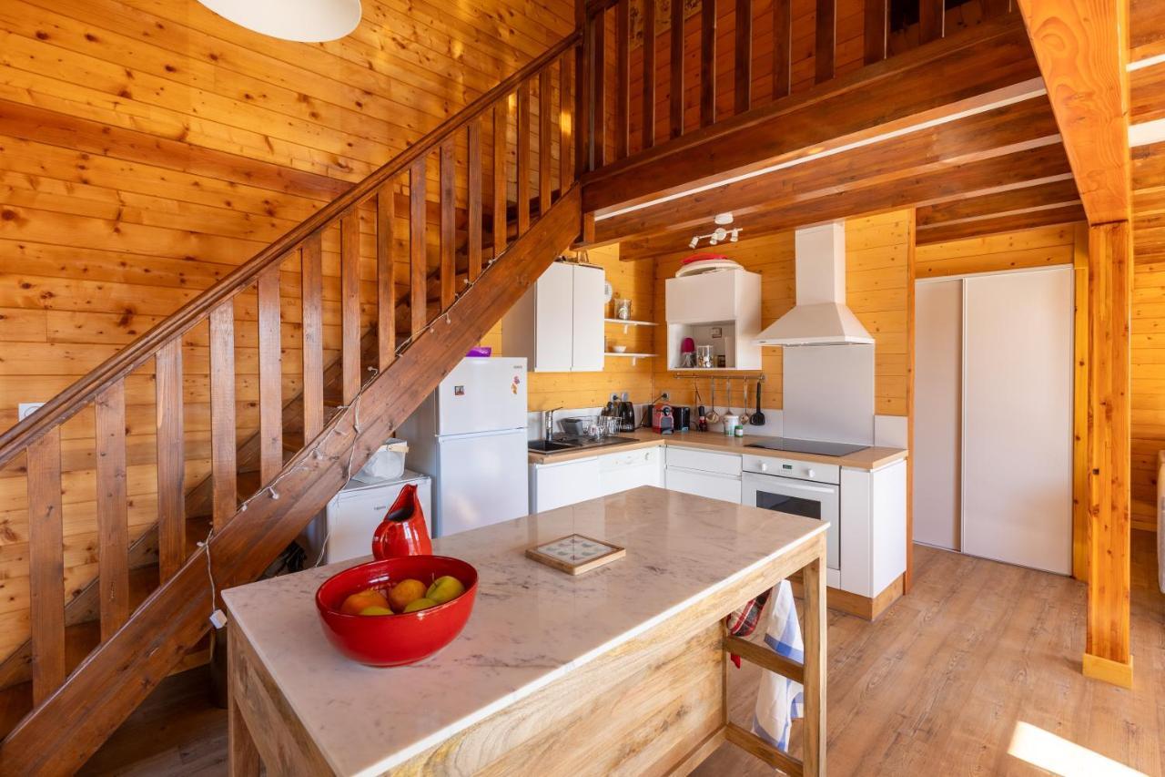 Chalet Les Tilleuls - Jolie Vue Montagne Et Lac Les Angles  Dış mekan fotoğraf