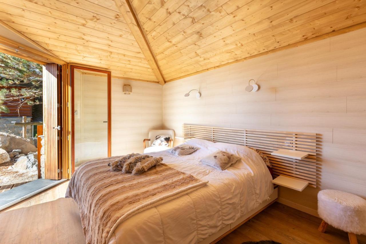 Chalet Les Tilleuls - Jolie Vue Montagne Et Lac Les Angles  Dış mekan fotoğraf